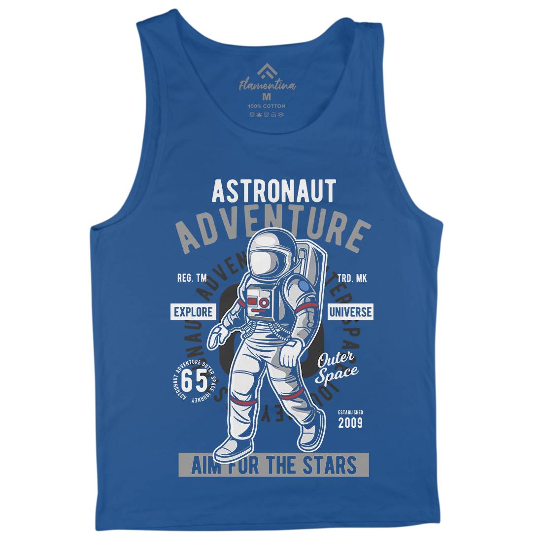 Astronaut Adventure Mens Tank Top Vest Space C307