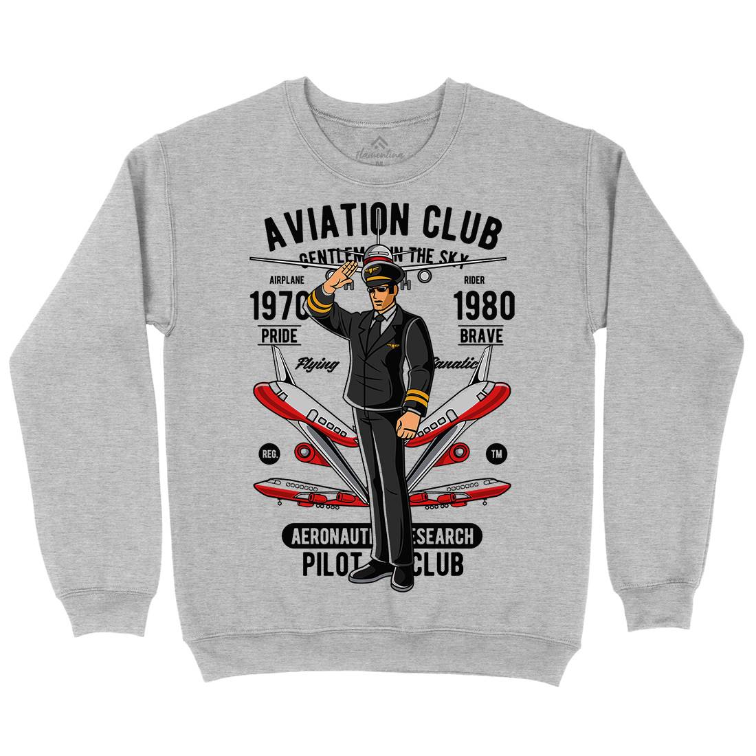 Aviation Club Kids Crew Neck Sweatshirt Sport C309
