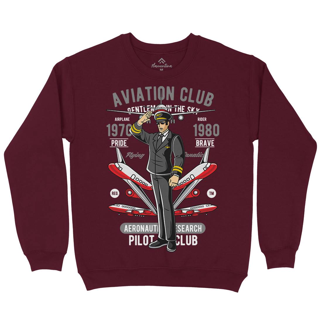 Aviation Club Kids Crew Neck Sweatshirt Sport C309