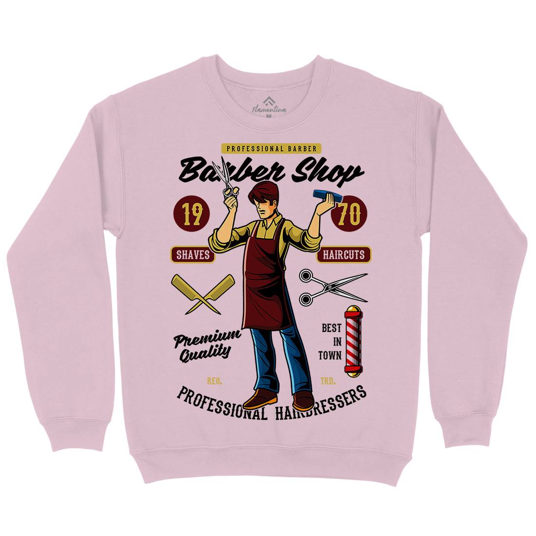 Shop Kids Crew Neck Sweatshirt Barber C310
