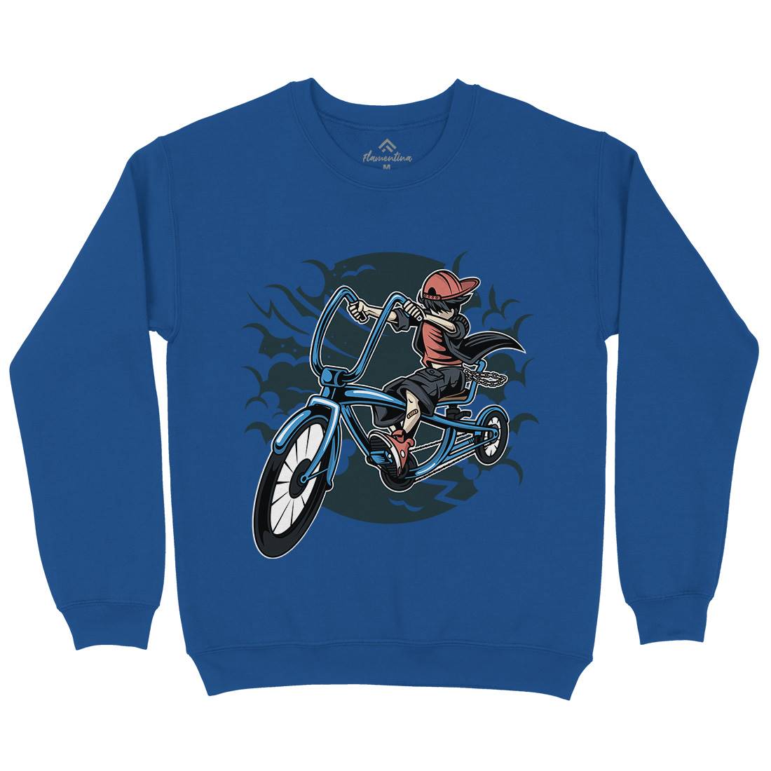 Bicycle Kid Kids Crew Neck Sweatshirt Sport C314