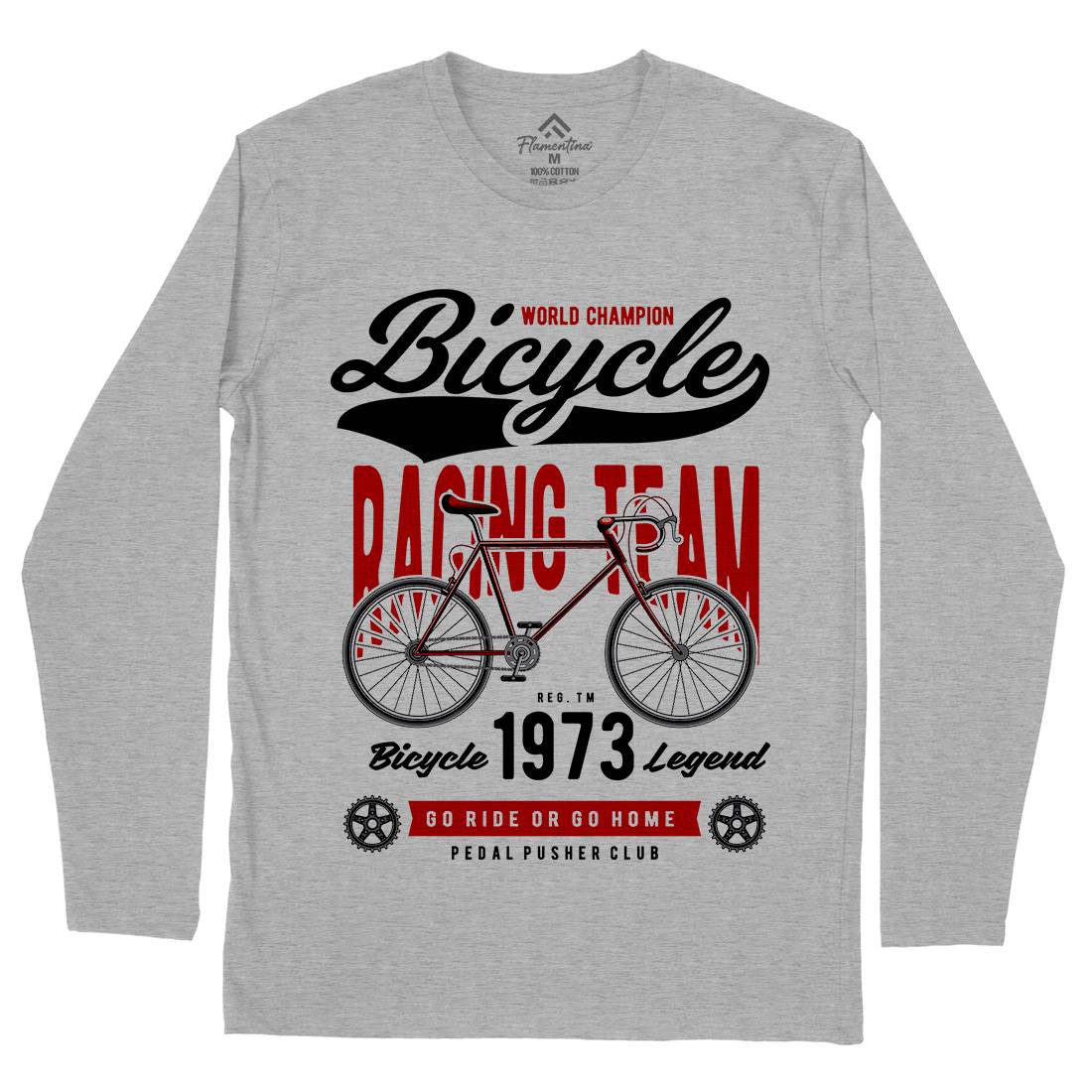 Bicycle Racing Team Mens Long Sleeve T-Shirt Sport C315