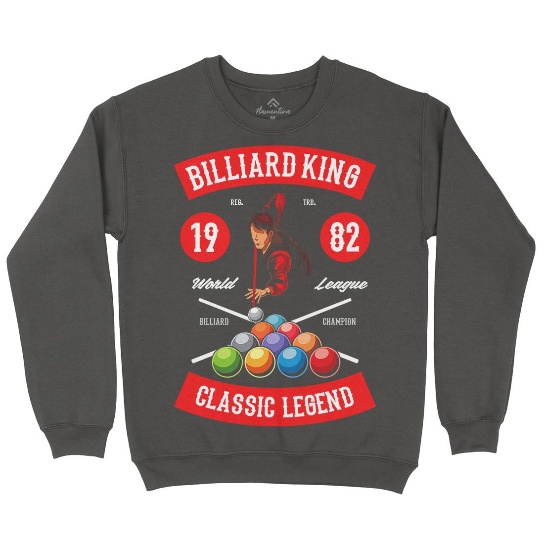 Billiard Kids Crew Neck Sweatshirt Sport C317