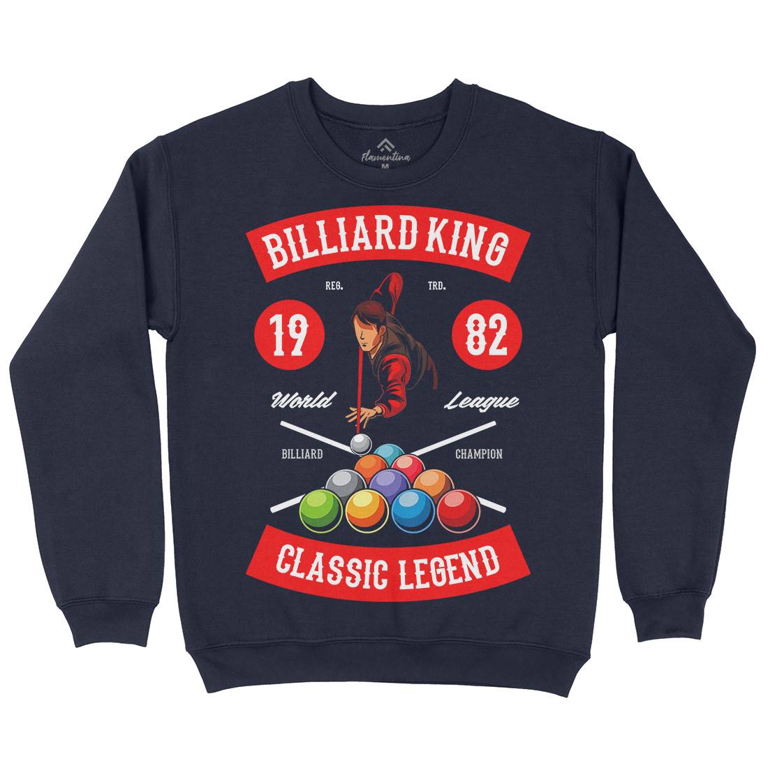 Billiard Kids Crew Neck Sweatshirt Sport C317