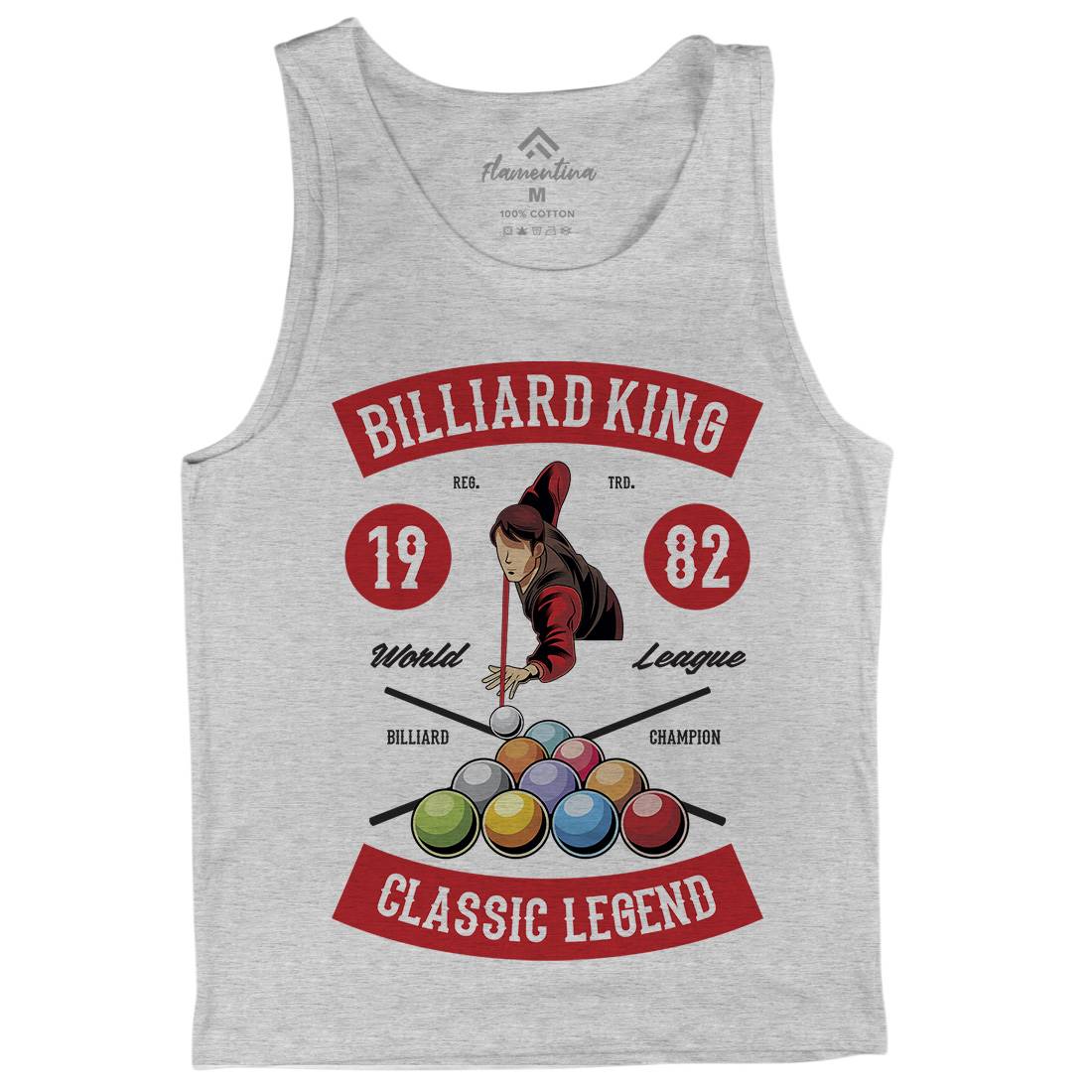 Billiard Mens Tank Top Vest Sport C317