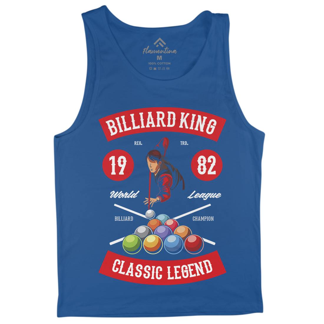 Billiard Mens Tank Top Vest Sport C317