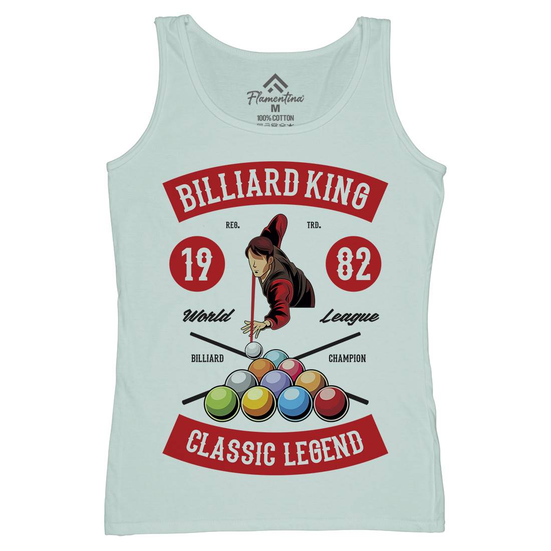 Billiard Womens Organic Tank Top Vest Sport C317