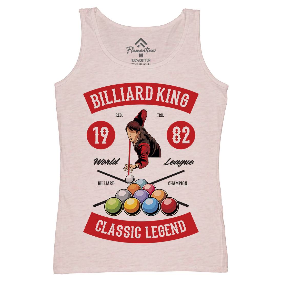 Billiard Womens Organic Tank Top Vest Sport C317