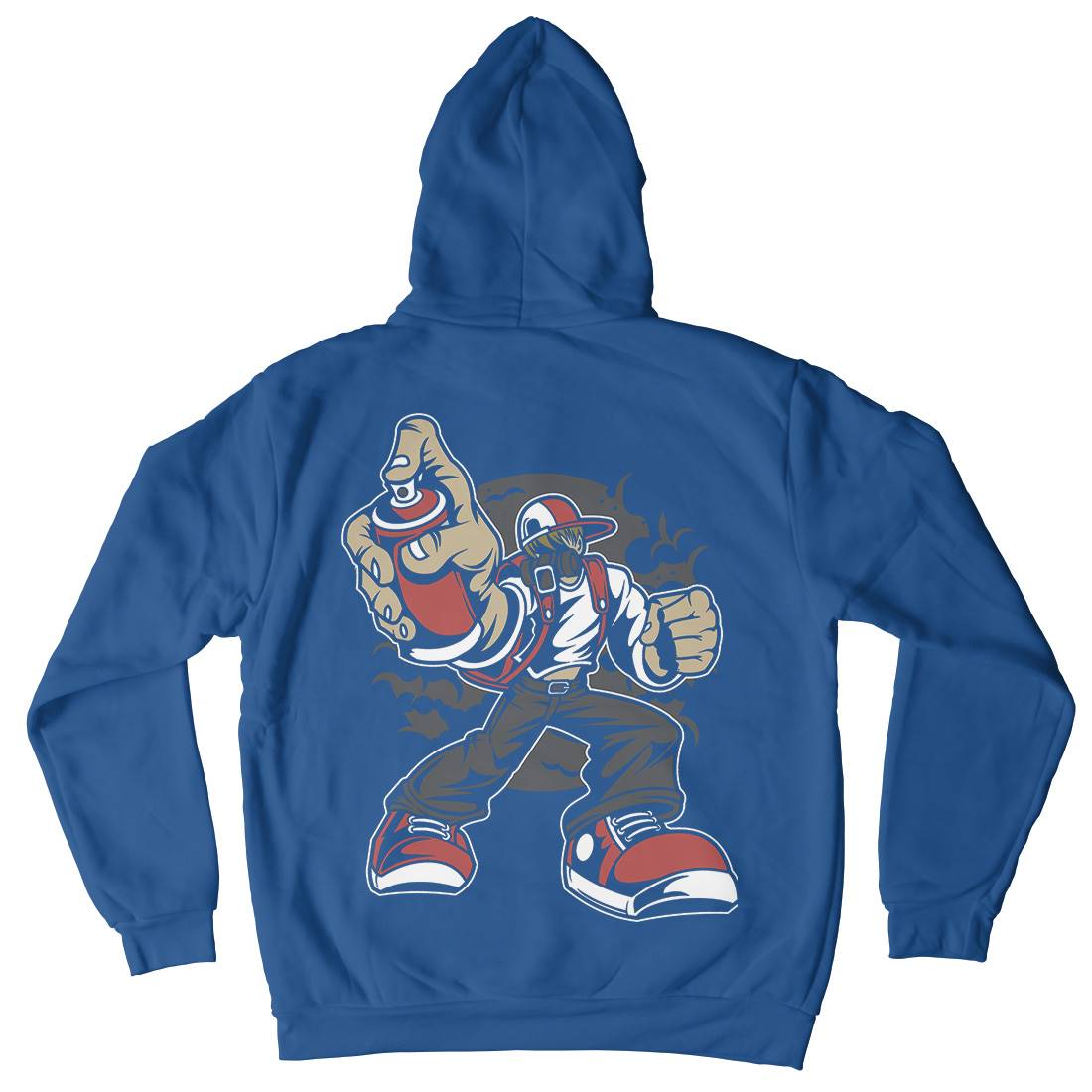 Bomber Kids Crew Neck Hoodie Graffiti C318