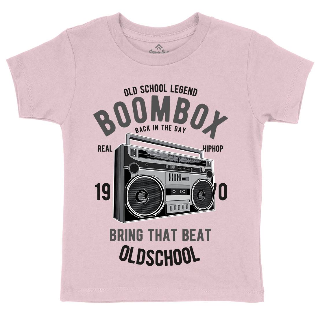 Boombox Kids Crew Neck T-Shirt Music C319