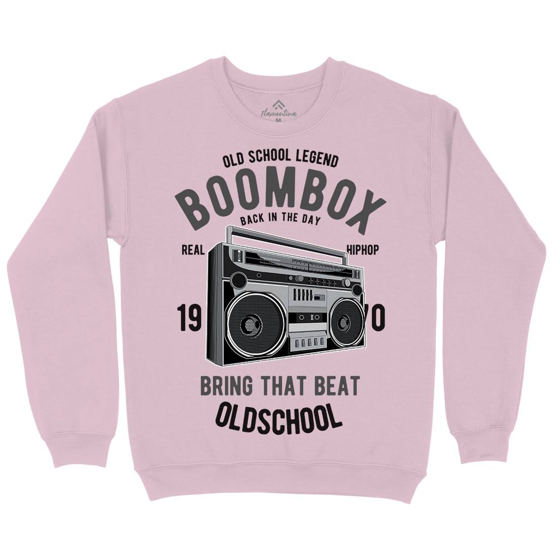 Boombox Kids Crew Neck Sweatshirt Music C319