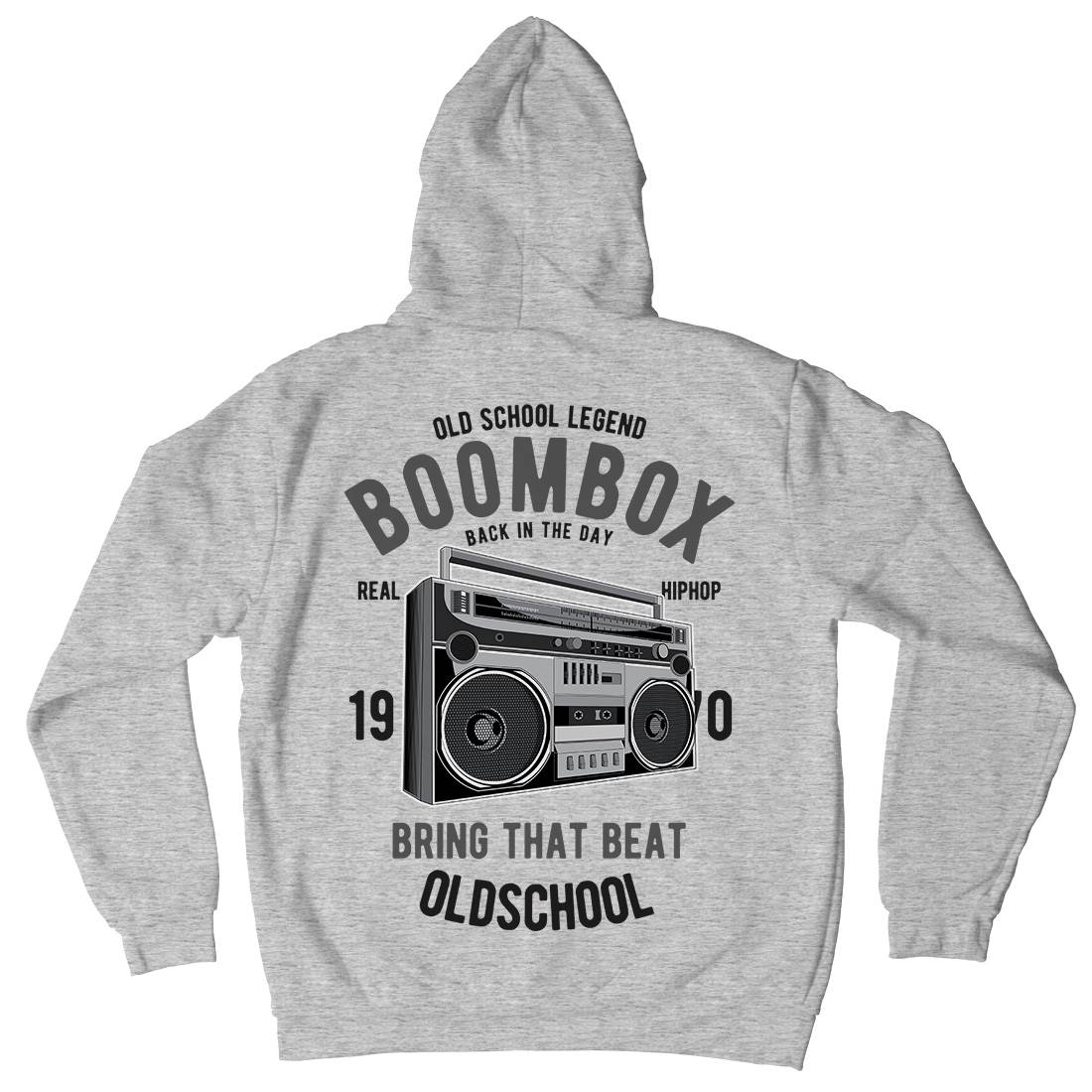Boombox Kids Crew Neck Hoodie Music C319