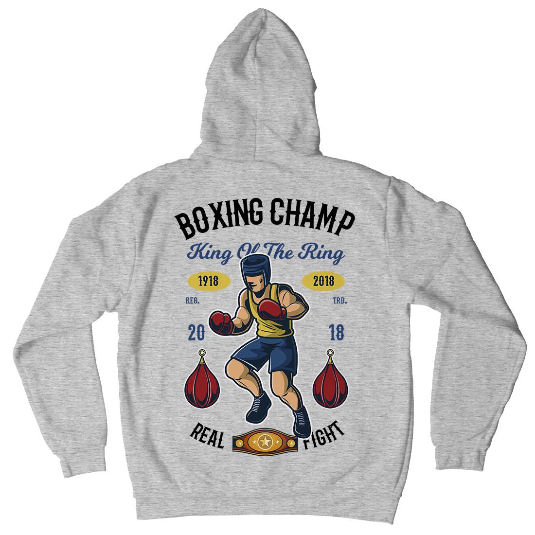 Boxing Champ Kids Crew Neck Hoodie Sport C323