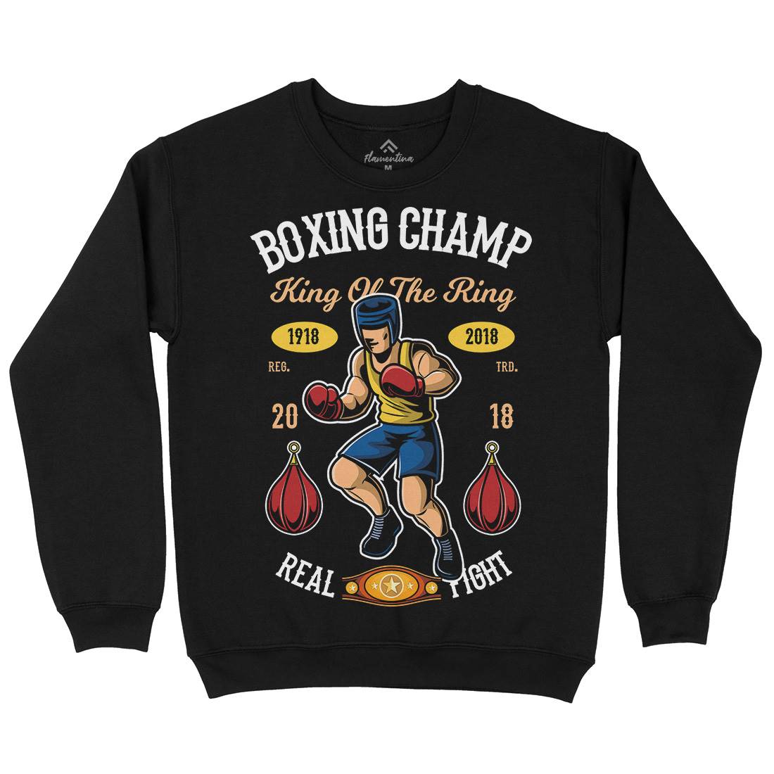 Boxing Champ Kids Crew Neck Sweatshirt Sport C323
