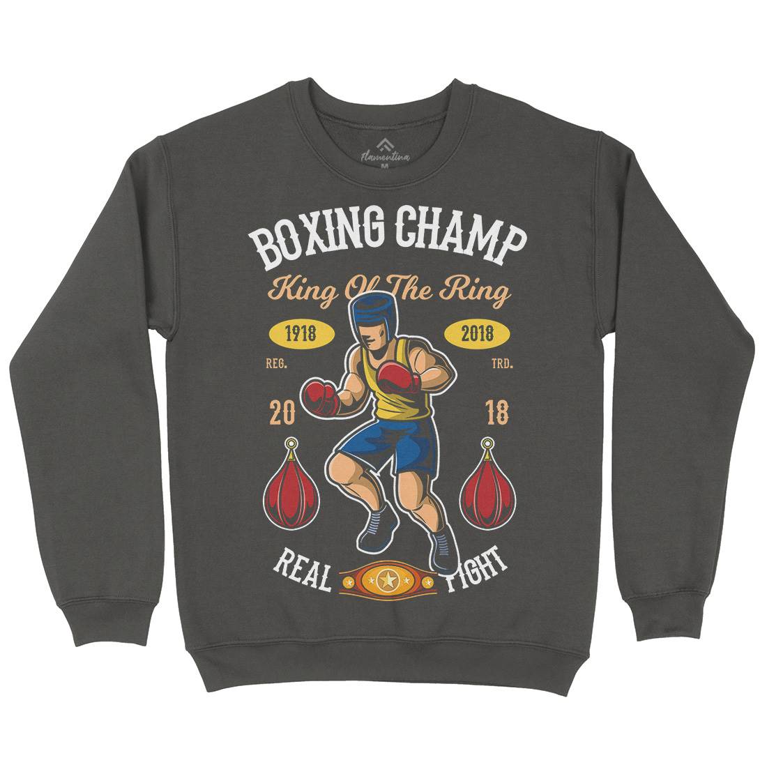 Boxing Champ Kids Crew Neck Sweatshirt Sport C323