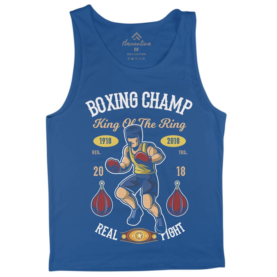 Boxing Champ Mens Tank Top Vest Sport C323