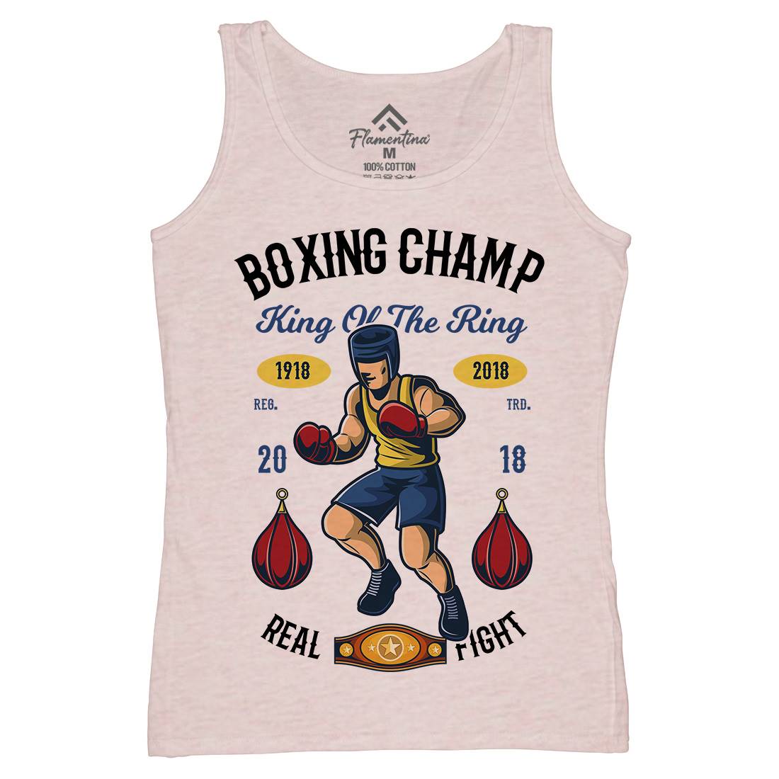 Boxing Champ Womens Organic Tank Top Vest Sport C323