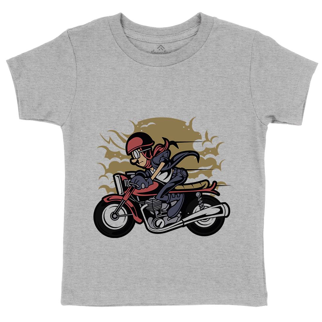 Caferacer Kids Crew Neck T-Shirt Motorcycles C325
