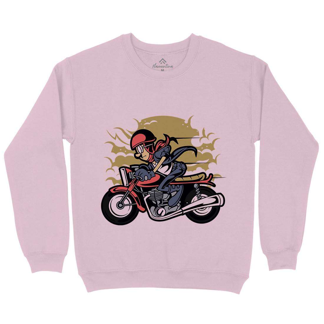 Caferacer Kids Crew Neck Sweatshirt Motorcycles C325