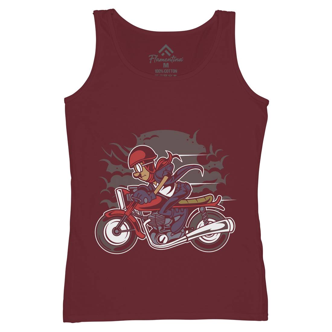 Caferacer Womens Organic Tank Top Vest Motorcycles C325