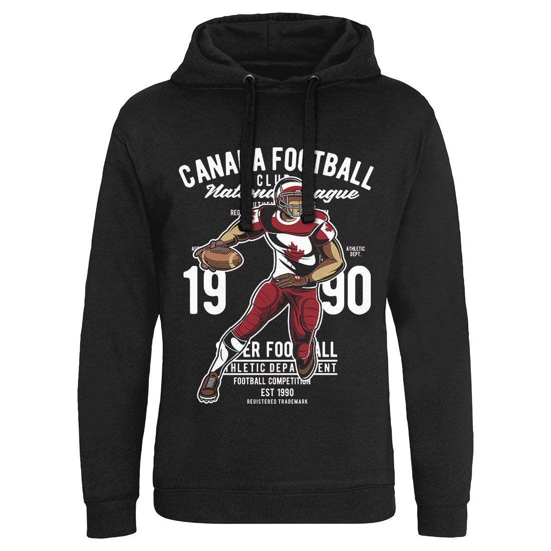 Canada Football Mens Hoodie Without Pocket Sport C326