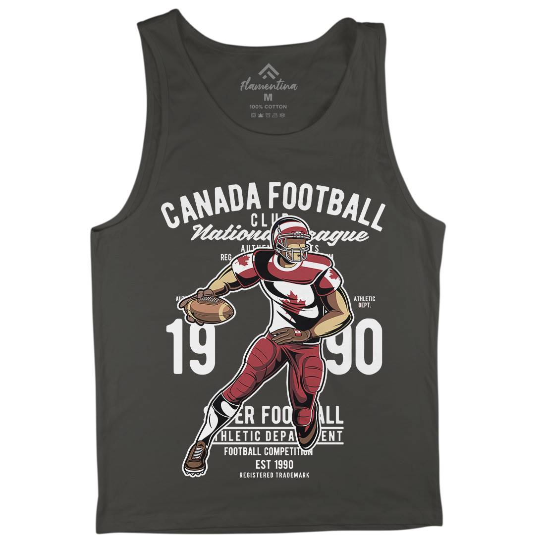 Canada Football Mens Tank Top Vest Sport C326