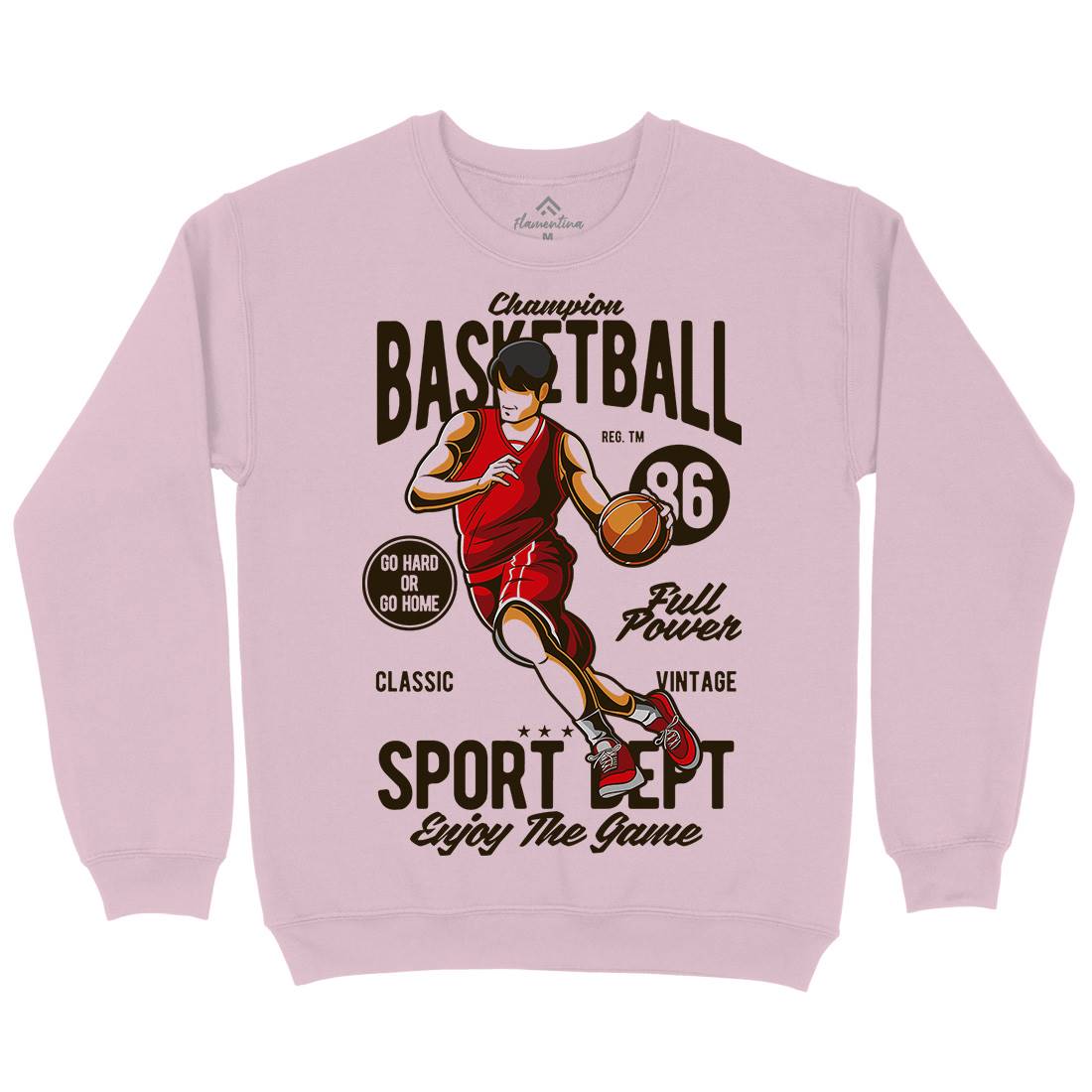 Champion Basketball Kids Crew Neck Sweatshirt Sport C327