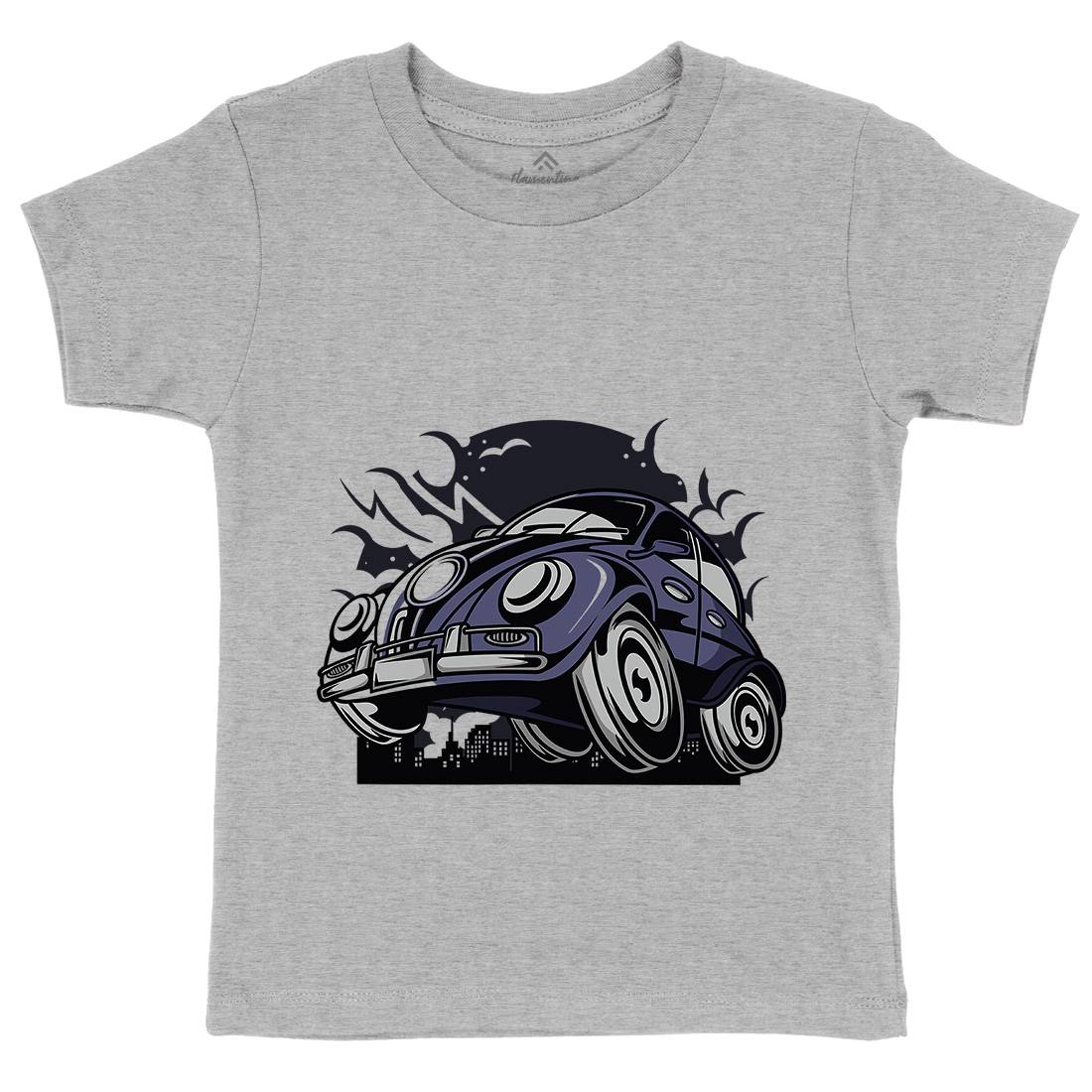 Classic Beetle Kids Crew Neck T-Shirt Cars C329
