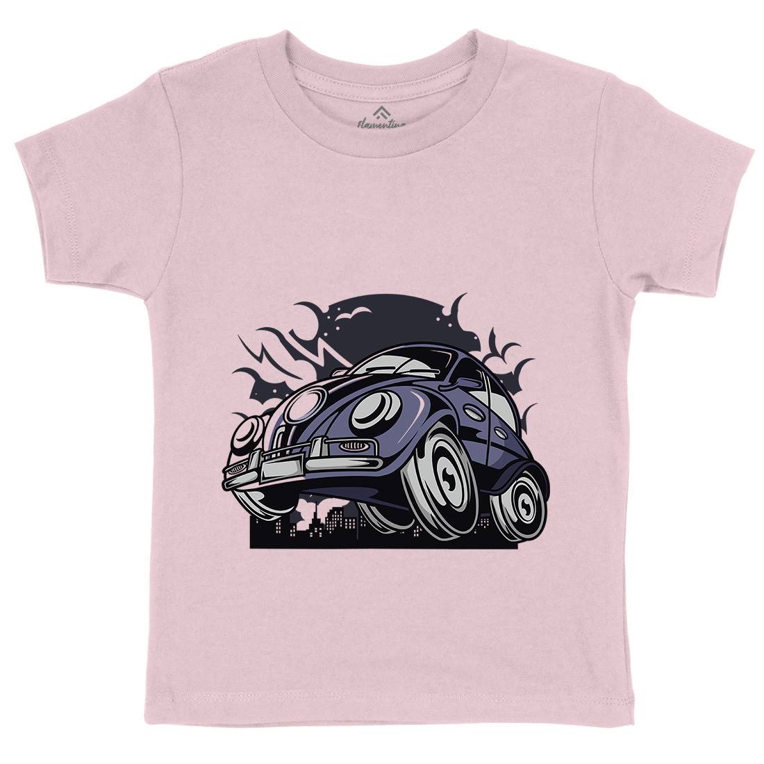 Classic Beetle Kids Organic Crew Neck T-Shirt Cars C329