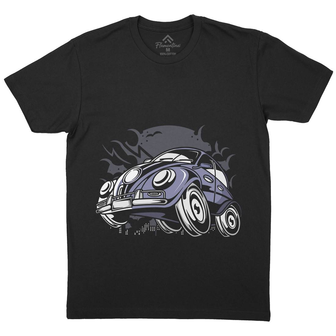Classic Beetle Mens Crew Neck T-Shirt Cars C329