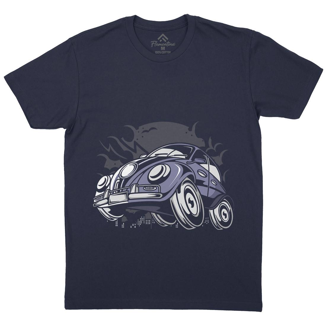 Classic Beetle Mens Crew Neck T-Shirt Cars C329