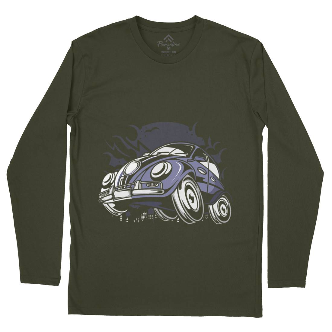 Classic Beetle Mens Long Sleeve T-Shirt Cars C329