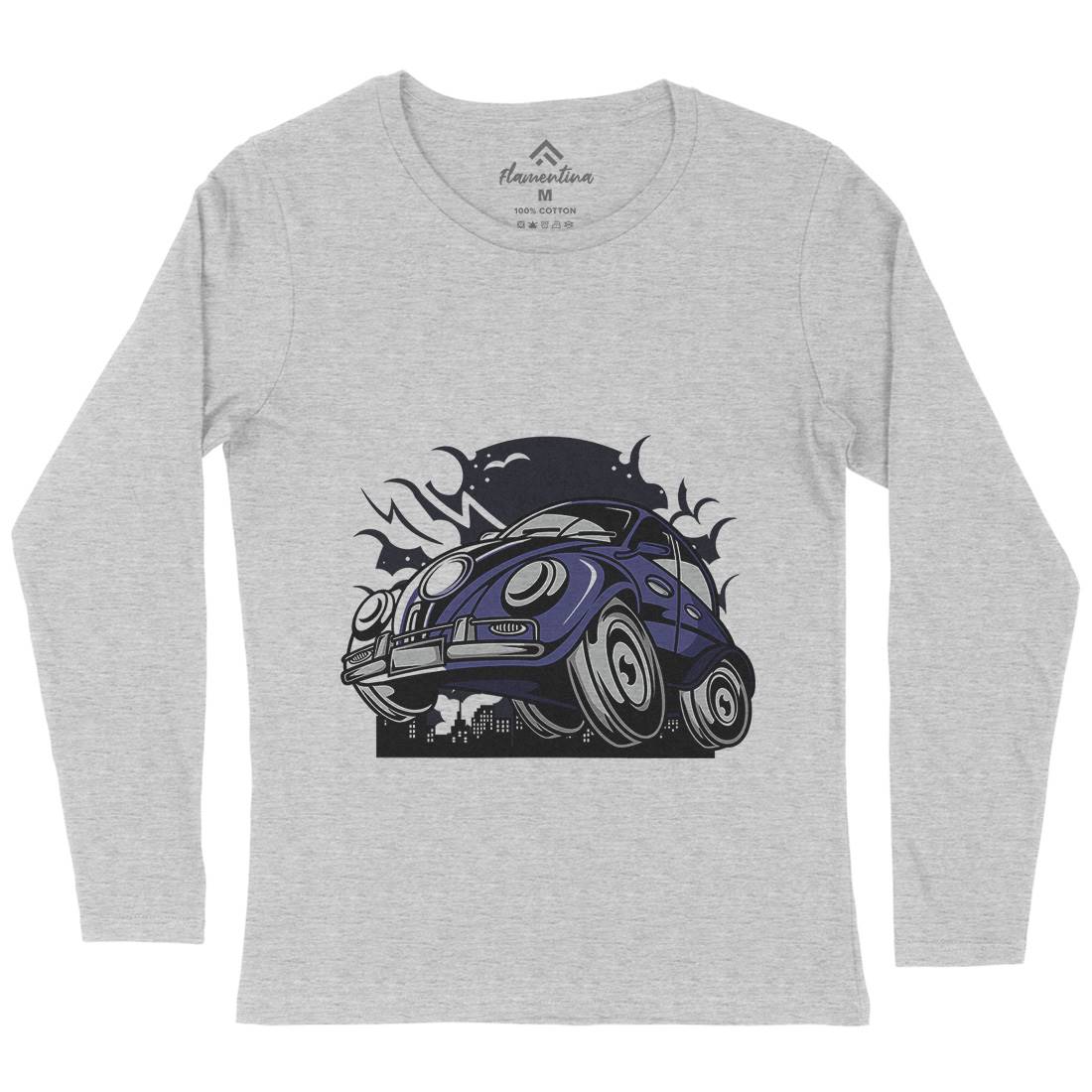 Classic Beetle Womens Long Sleeve T-Shirt Cars C329