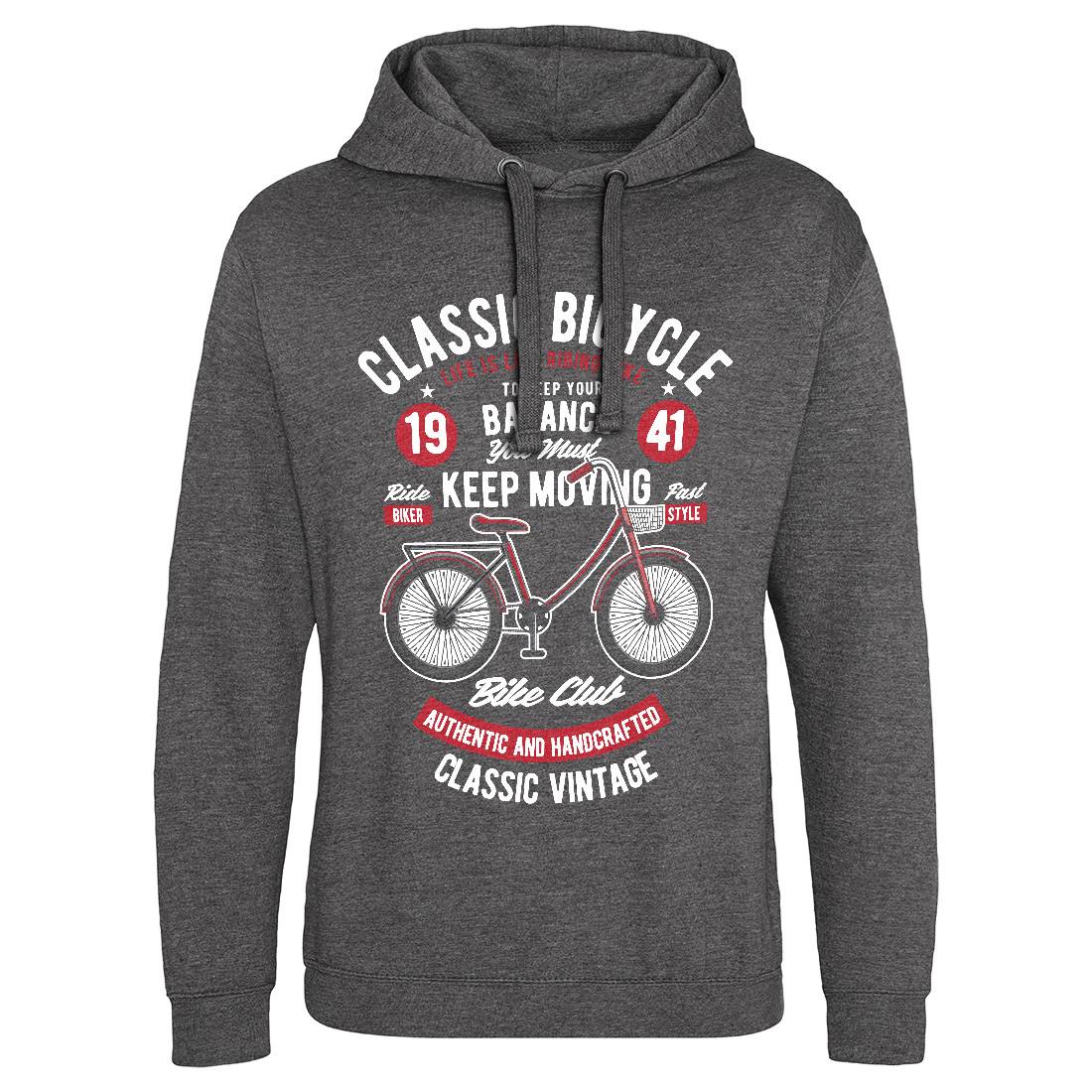 Classic Bicycle Mens Hoodie Without Pocket Bikes C330
