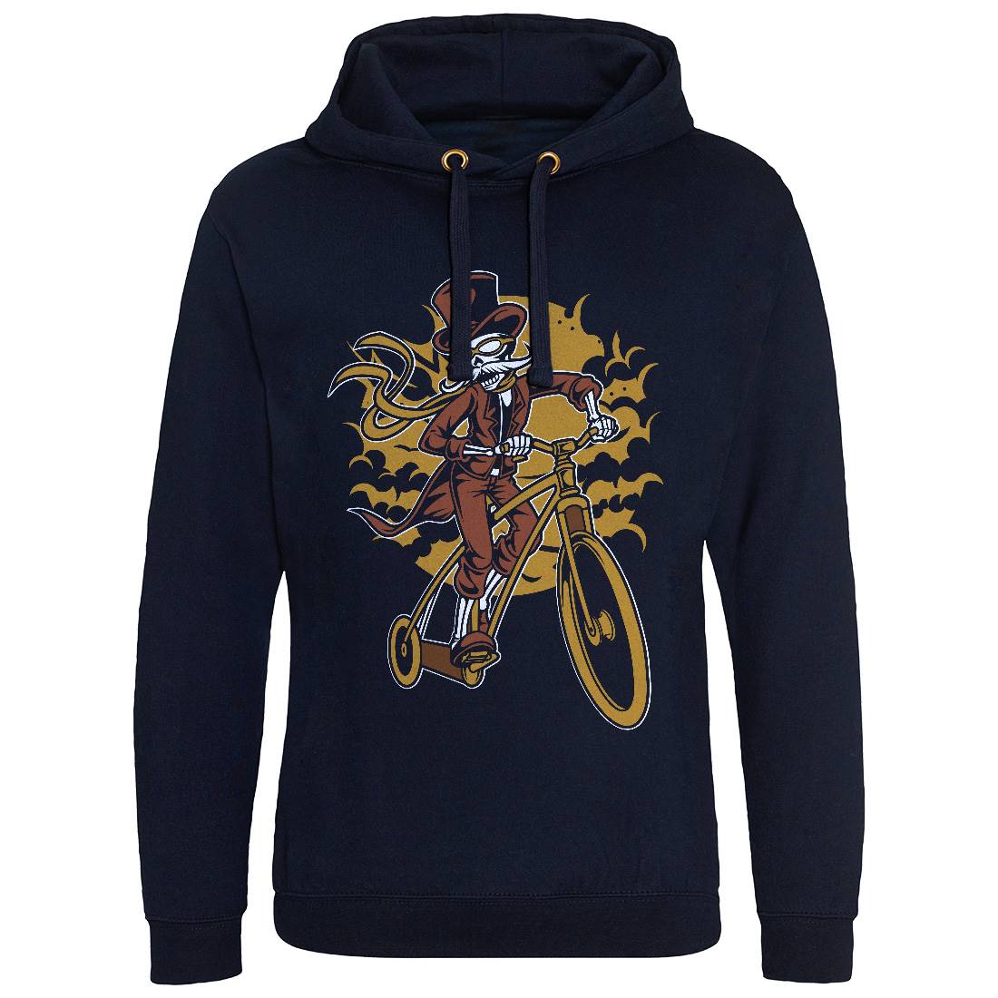 Classic Bicycle Moustache Mens Hoodie Without Pocket Bikes C331