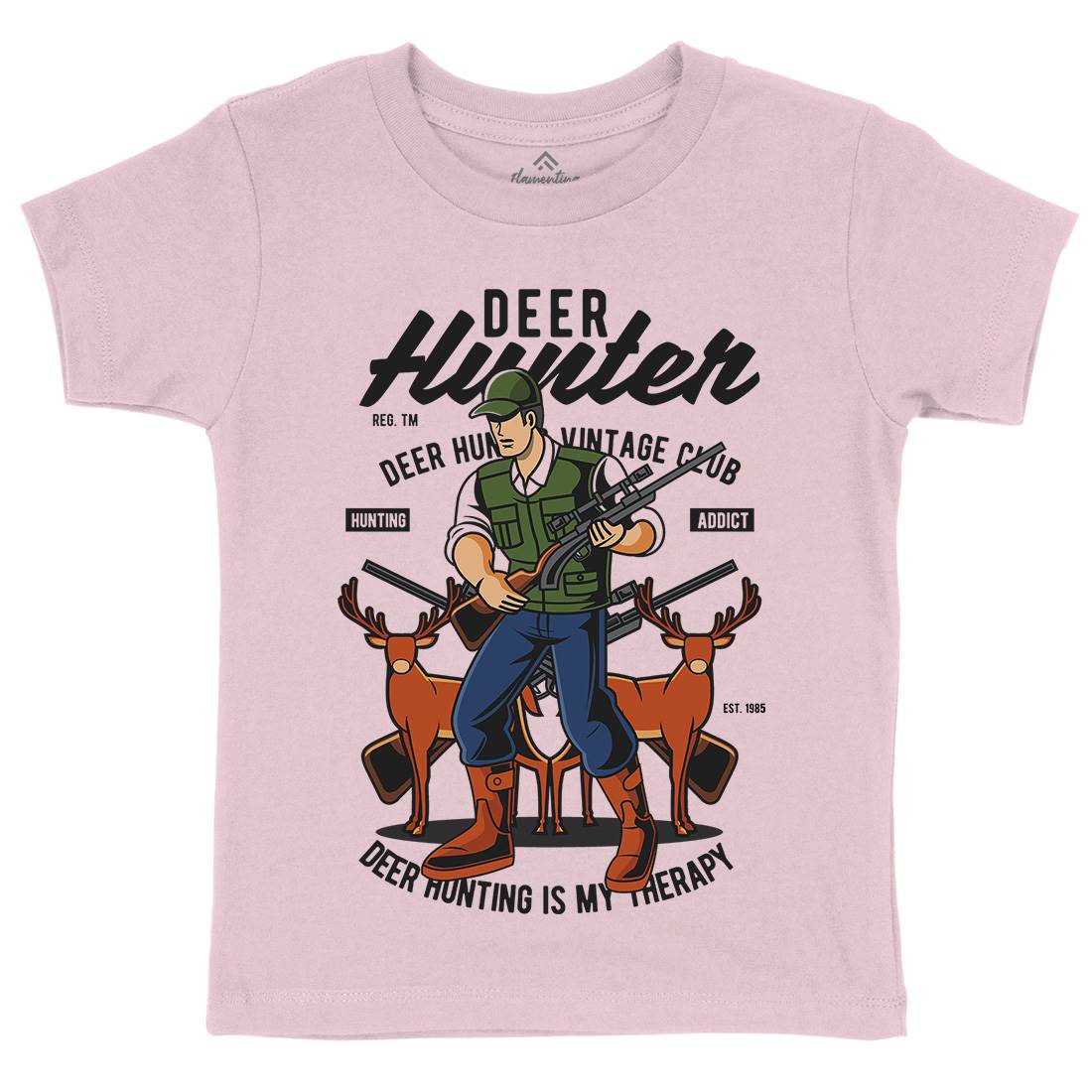 Deer Hunter Kids Crew Neck T-Shirt Sport C336