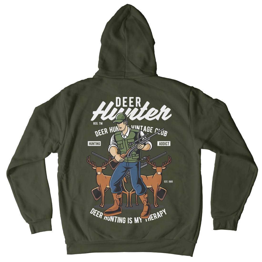Deer Hunter Kids Crew Neck Hoodie Sport C336