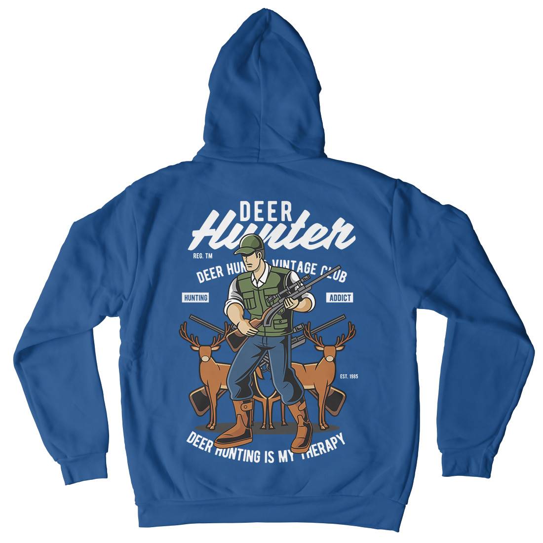 Deer Hunter Mens Hoodie With Pocket Sport C336