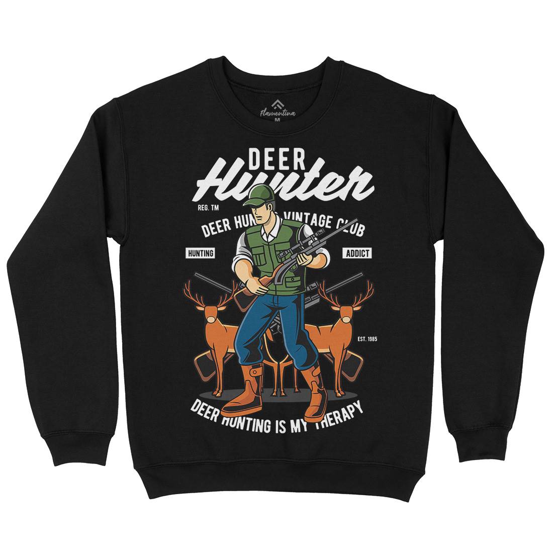 Deer Hunter Mens Crew Neck Sweatshirt Sport C336