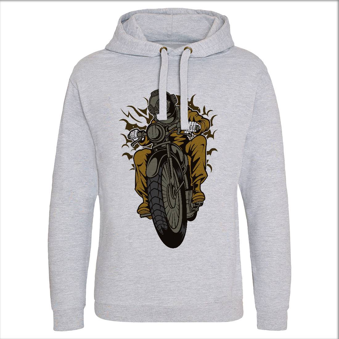 Diver Mens Hoodie Without Pocket Motorcycles C339