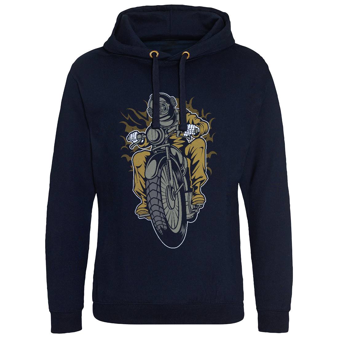 Diver Mens Hoodie Without Pocket Motorcycles C339