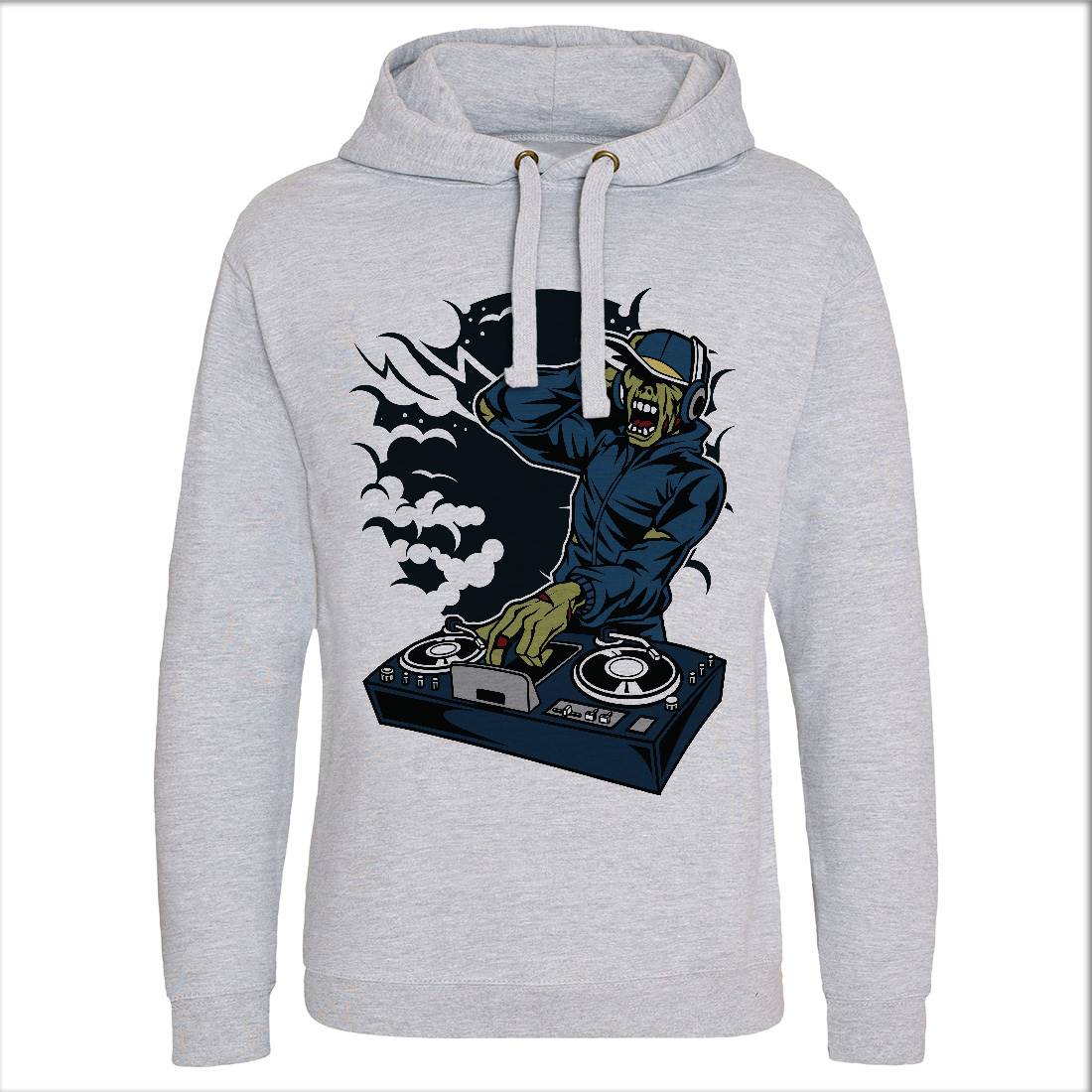 Dj Zombie Mens Hoodie Without Pocket Music C344