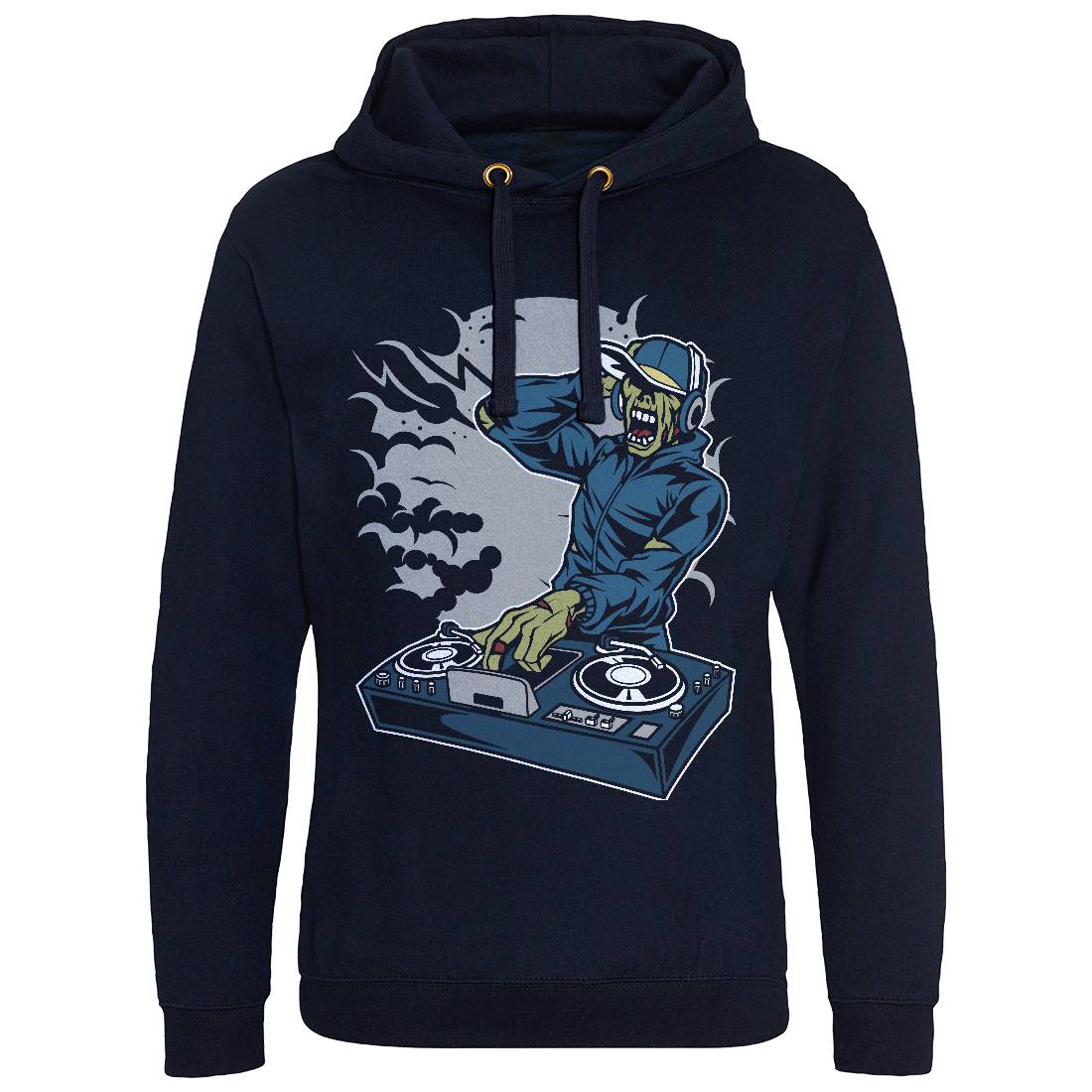 Dj Zombie Mens Hoodie Without Pocket Music C344