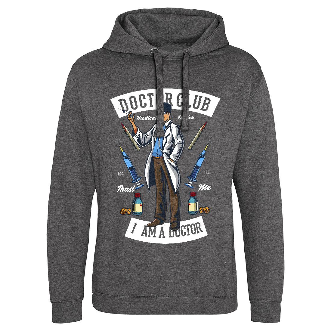 Doctor Club Mens Hoodie Without Pocket Work C345