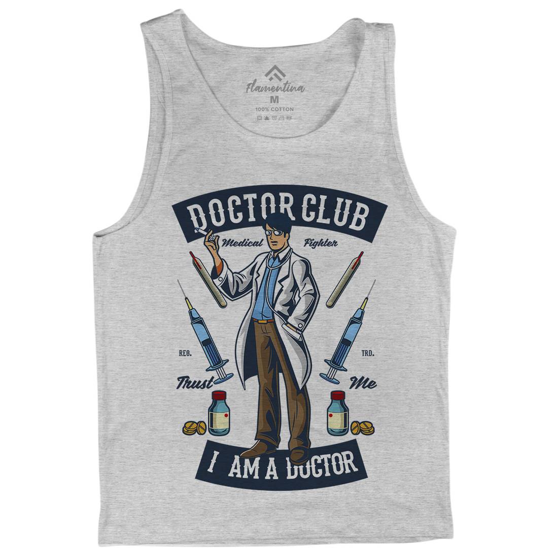 Doctor Club Mens Tank Top Vest Work C345
