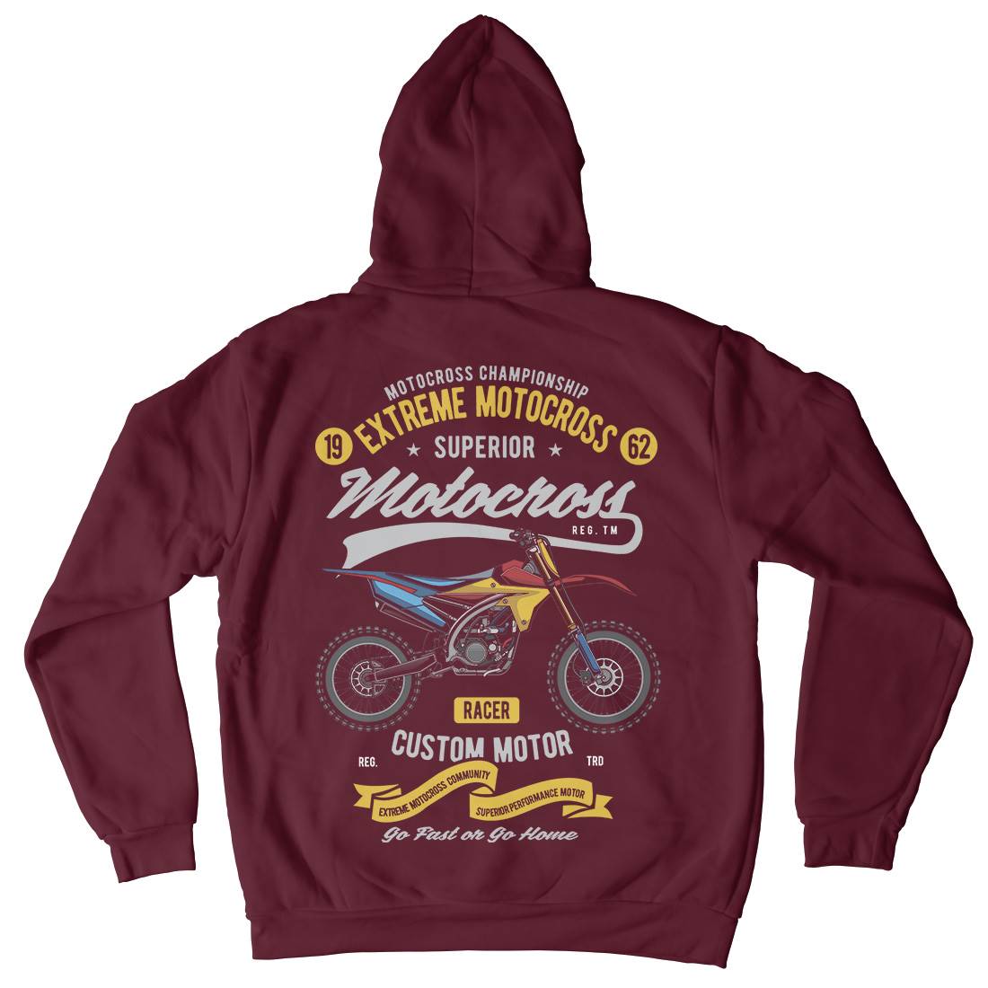 Extreme Motocross Kids Crew Neck Hoodie Motorcycles C347
