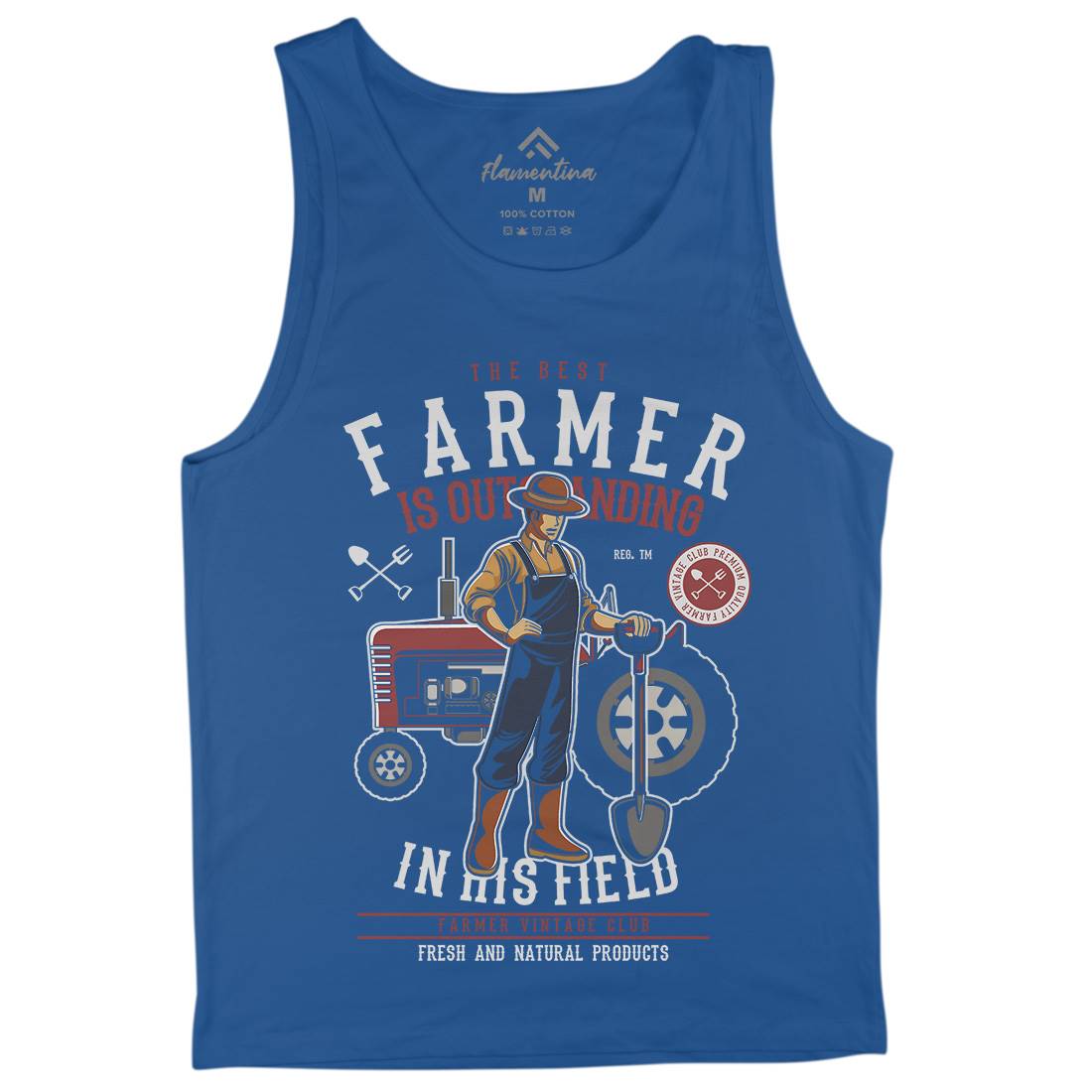 Farmer Mens Tank Top Vest Work C348