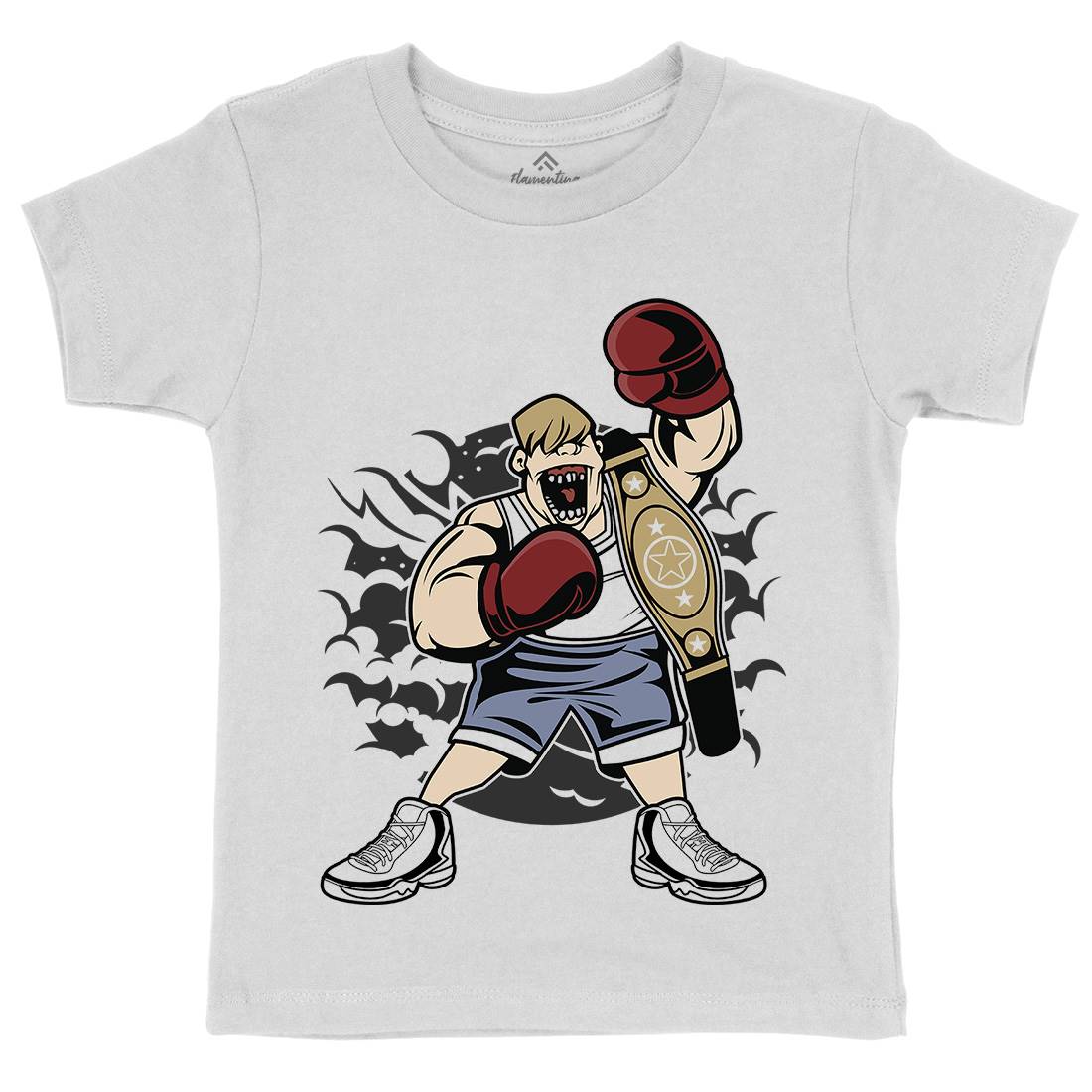 Fat Boxer Kids Crew Neck T-Shirt Sport C351