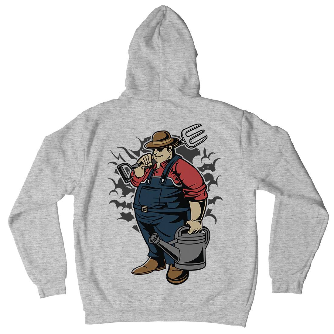 Fat Farmer Mens Hoodie With Pocket Work C353