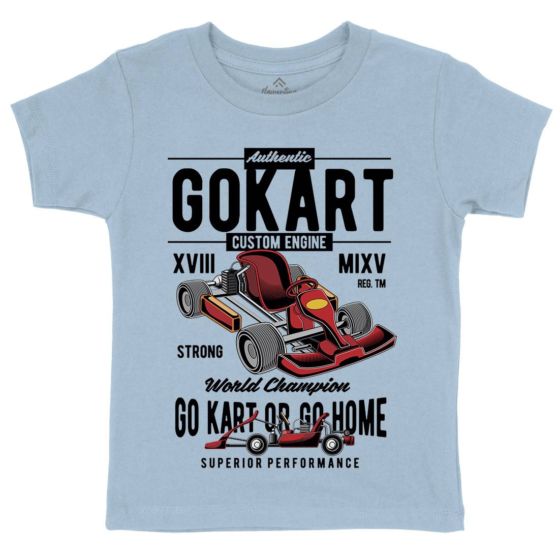 Go-Kart Kids Crew Neck T-Shirt Sport C365